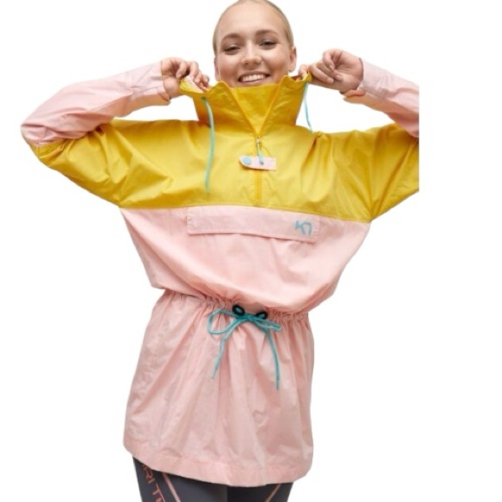 Kari Traa Oppheim L Jacket - Yellow/Pink Colorway (Sz LRG) (EUC)